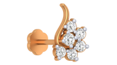 18K Gold & Diamond Nose Pin KRA50175